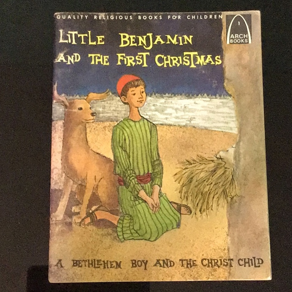 VTG. Little Benjamin and the First Christmas Hardcover Betty, Forell,